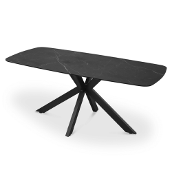 Table Apollo noire 180cm