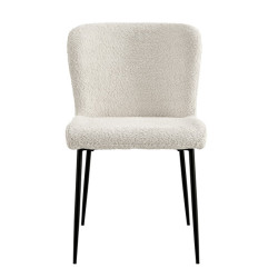 Pack table Alexa + 6 chaises Lisa écru