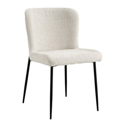 Pack table Alexa + 6 chaises Lisa écru
