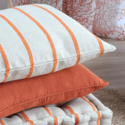 Coussin Saint-Trop corail