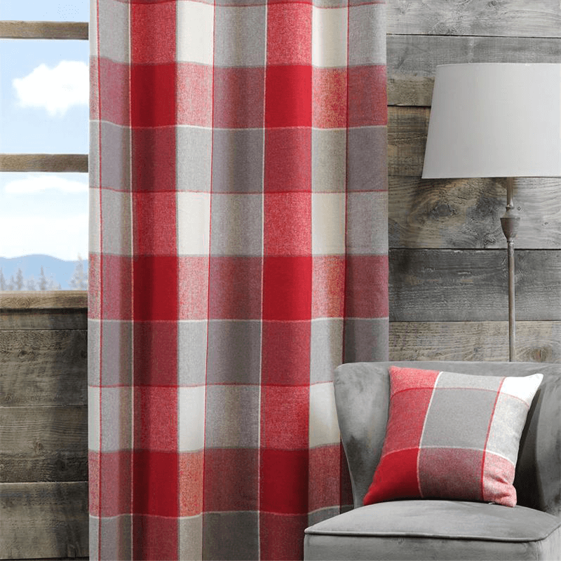 Coussin courchevel rouge