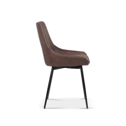 Chaise Mirano brun
