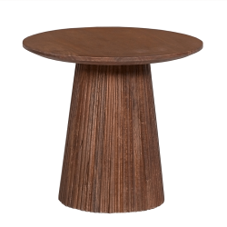 Table basse Miguel ronde 50cm brun clair