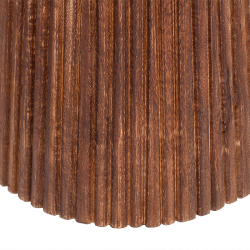 Table basse Miguel ronde 50cm brun clair
