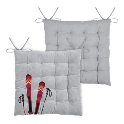 Galette de chaise Chamonix gris