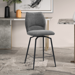 Tabouret Lara gris