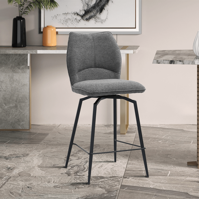 Tabouret Lara gris
