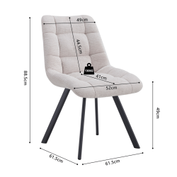 Chaise Lizzy beige