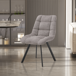 Chaise Lizzy gris clair