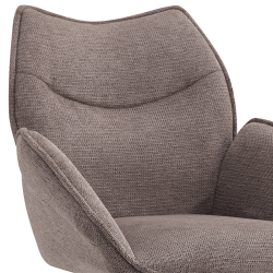Chaise pivotante Mahi poivre