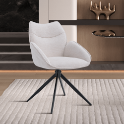 Chaise pivotante Mahi beige