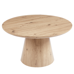 Table basse Lukas 80cm chêne vieilli