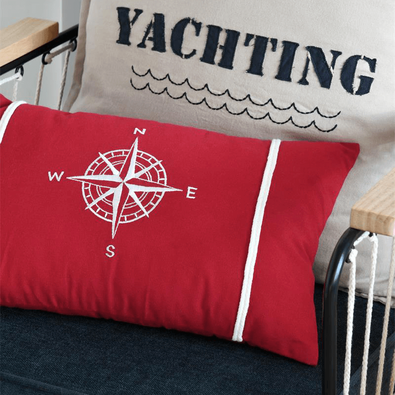 Coussin Fregate rouge