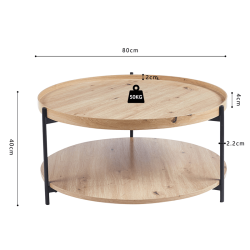 Table basse Dalina 80cm