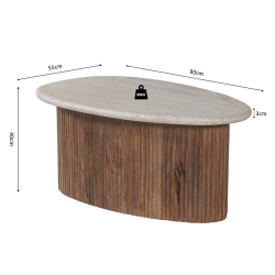 Table basse Louis