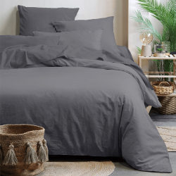 Drap housse Horizon 180x200cm anthracite