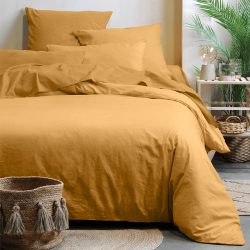 Housse de couette 240x220cm curry