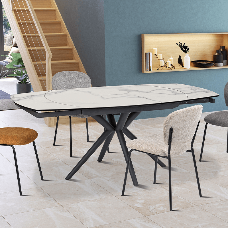 Table Nymphéa 160cm blanc