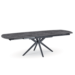 Table Nymphéa 180cm gris