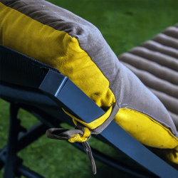 Coussin pour transat DUO Moutarde/Taupe