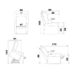 Fauteuil releveur Compact