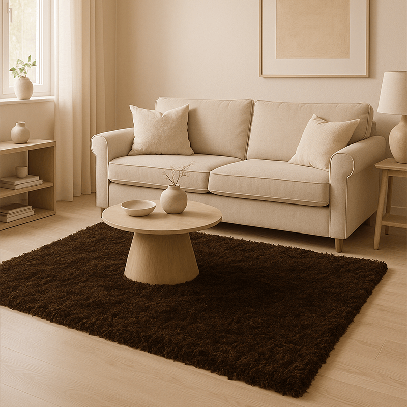 Tapis Cocoon marron