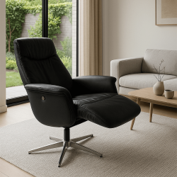 Fauteuil relax Lilla noir