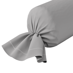 Taie de traversin Alabama 160cm gris clair