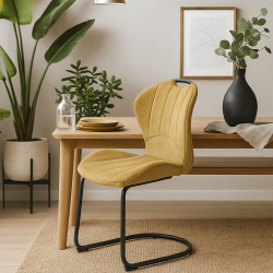 Chaise Mobiluge jaune