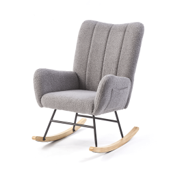 Chaise Stark à bascule gris foncé