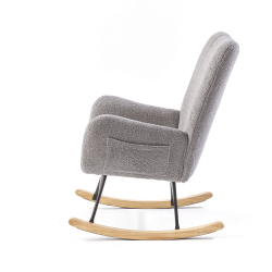 Chaise Stark à bascule gris foncé