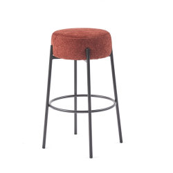 Tabouret Poppy rouge
