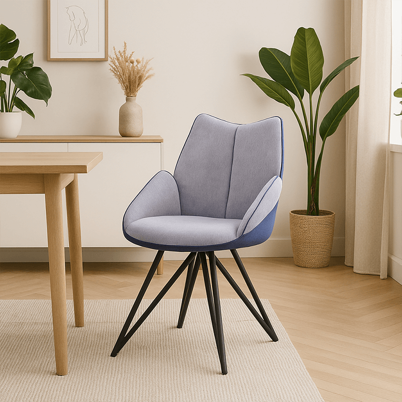 Chaise Brente bleu