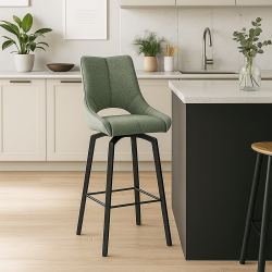 Tabouret de bar Gabriela vert d'eau