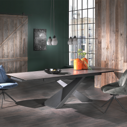 Table céramique Bondy bronze