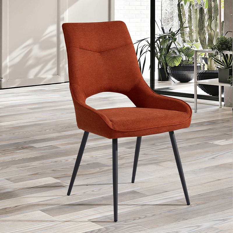 Chaise Soline orange