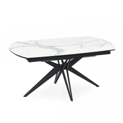 Table Nénuphar extensible 160cmblanc