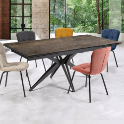 Table Primevère extensible marron