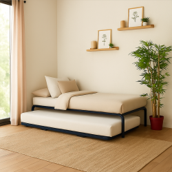 Pack Sommiers Gigogne + Matelas mémoire de forme 14 cm