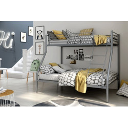 Lit Superposé JAZZ 140/90 ARGENT