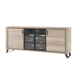 Enfilade 4 portes 2 niches Crooner