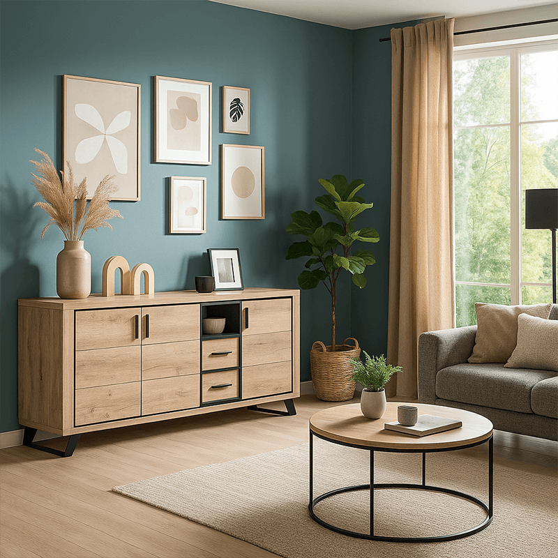 Enfilade 4 portes 1 niche Roxana