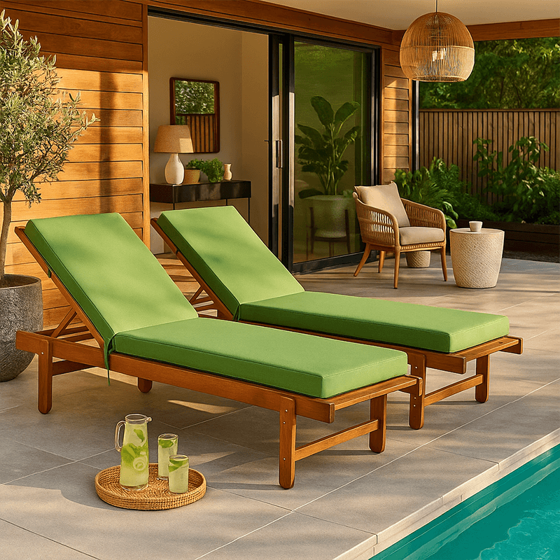 Coussin pour bain de soleil 200 x 80 x 12 - Déperlant