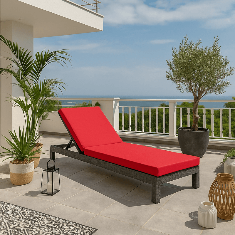 Coussin pour bain de soleil 200 x 70 x 12 - Déperlant