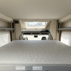 Matelas Ergolattex pour camping-car mousse haute résilience épaisseur 12, 14, 18 ou 20 cm