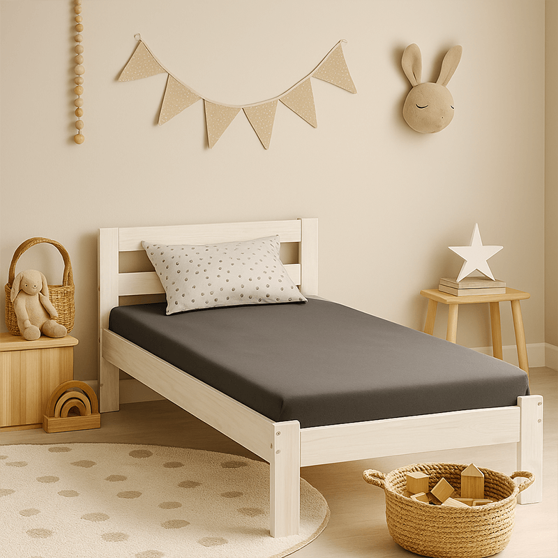 Pack Fana 200 x 90 blanc sommier + matelas