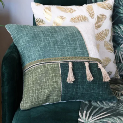 Coussin Vibes vert