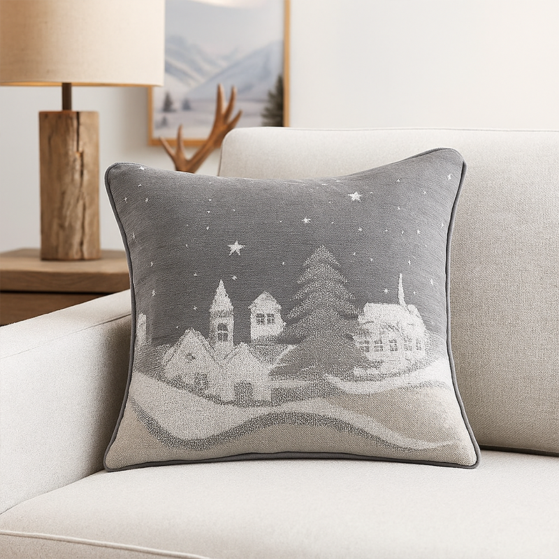 Coussin Savoyard village