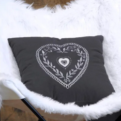 Coussin Chevenoz anthracite