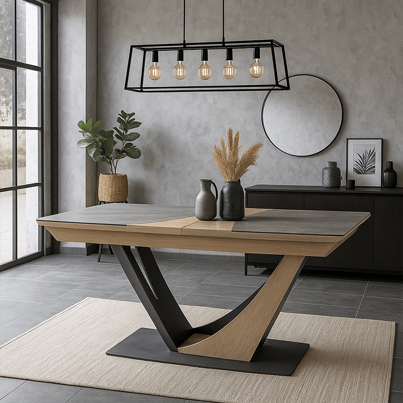 Table Tonneau extensible 160 x 100 cm